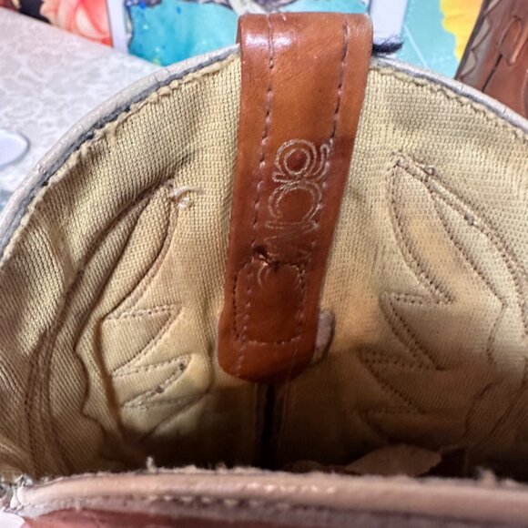 Vintage Acme Women’s Cowboy Boots – Size 8 – Tan Leather Western Boots - Picture 7 of 11